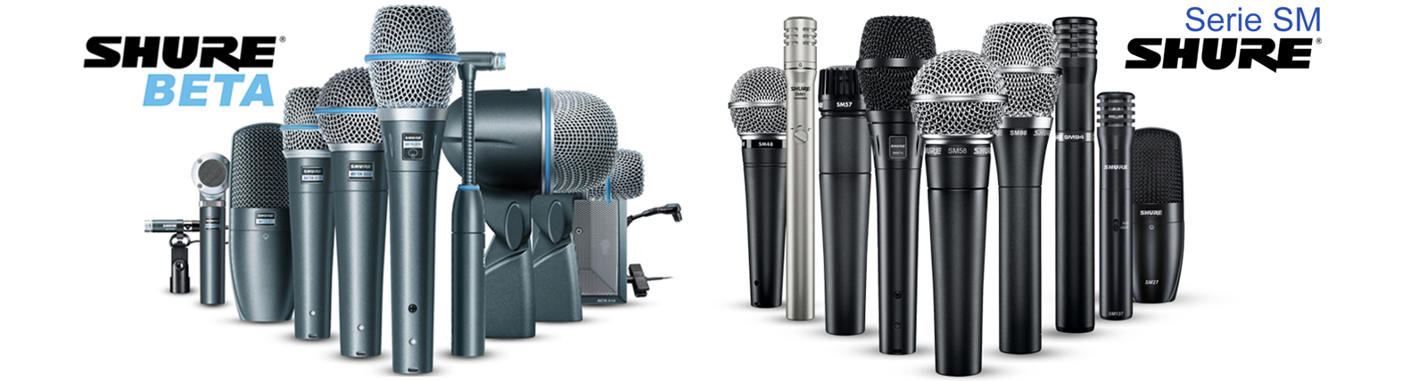 microfonos shure