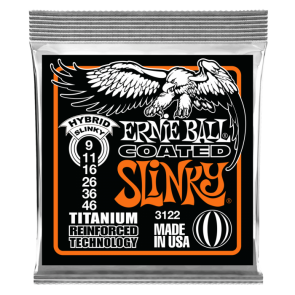 Cuerdas Ernie Ball Slinky Coated Titanium Hybrid