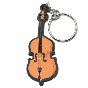 Llavero violonchelo goma