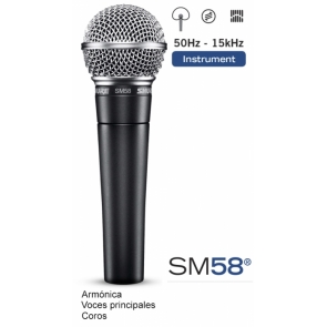 Microfono Shure SM58