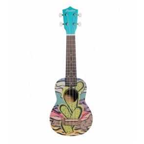 Ukelele Soprano Bamboo B1E-CA Cactus