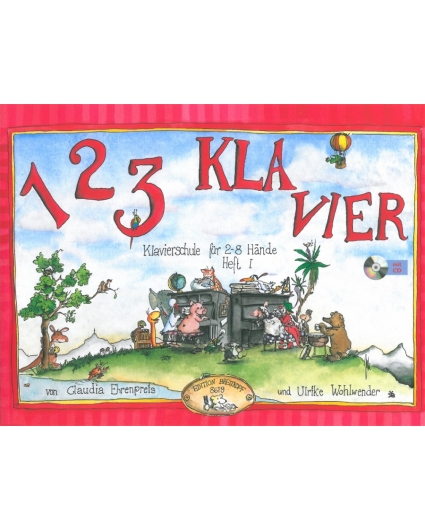 1 2 3 Klavier Heft 1 fur 2-8 Hände