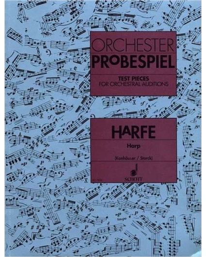 Orchester Probespiel. Arpa
