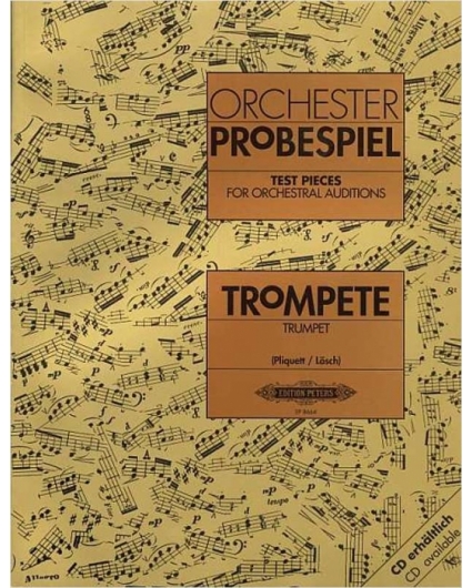 Orchester Probespiel. Trompeta