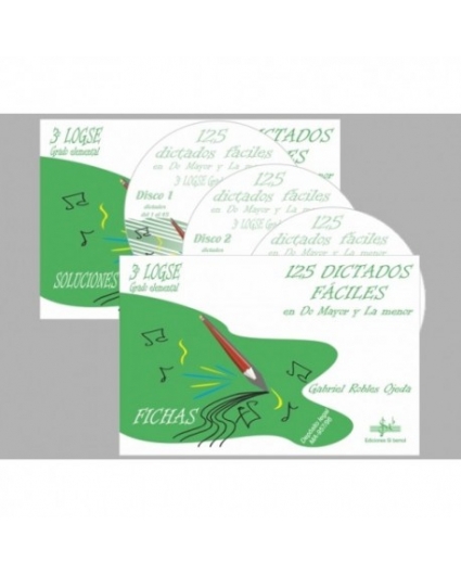 125 Dictados Fáciles 3º.Grado Elemental