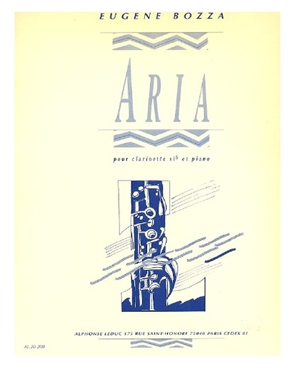 Aria Pour Clarinette Sib et Piano