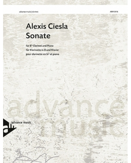 Sonata Clarinete Alexis Ciesla 