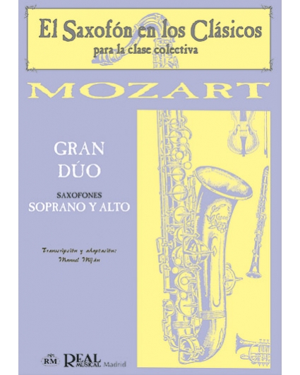 gran duo mozart saxofon soprano y alto