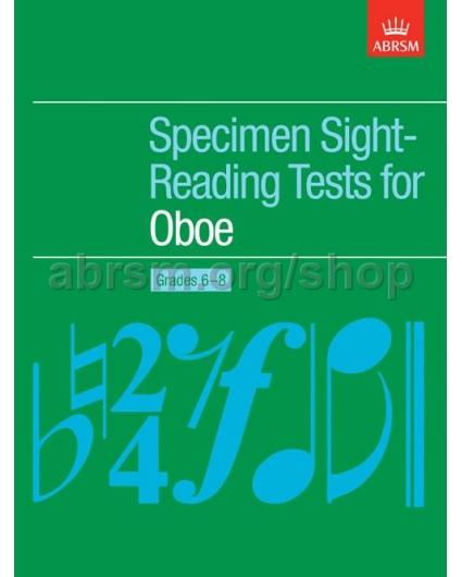 Specimen Sight-Reading Tests for Oboe: Grades 6-8