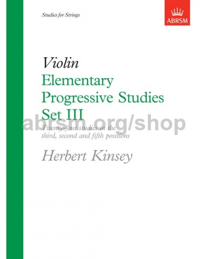 Elementary Progressive Studies Violin 3