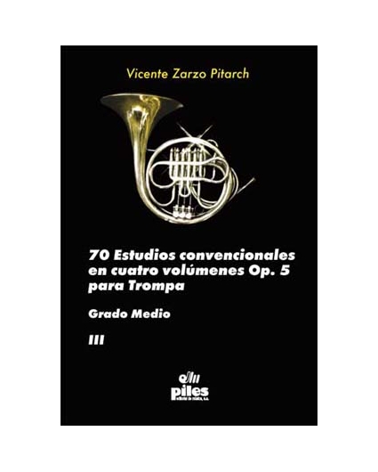 70 Estudios Convencionales Op. 5 Volumen III