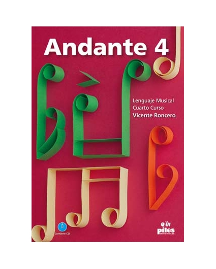 Andante 4 Cuarto Curso + CD Nueva Edición