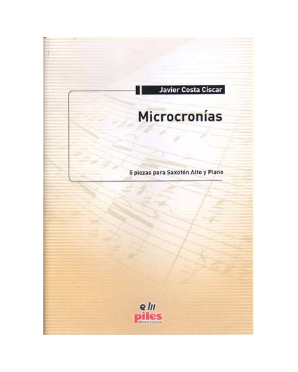 Microcronías 5 Piezas para Saxo Alto y Piano