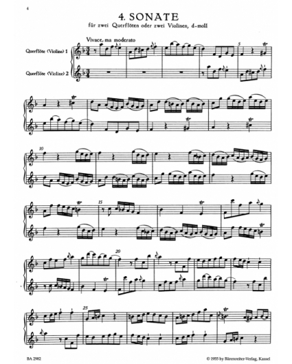 Sechs Sonaten in Kanon Op. 5 Vol. II