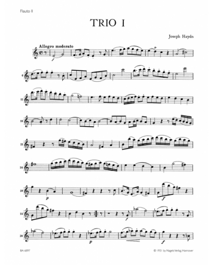 The London Trios Hob IV: 1-4