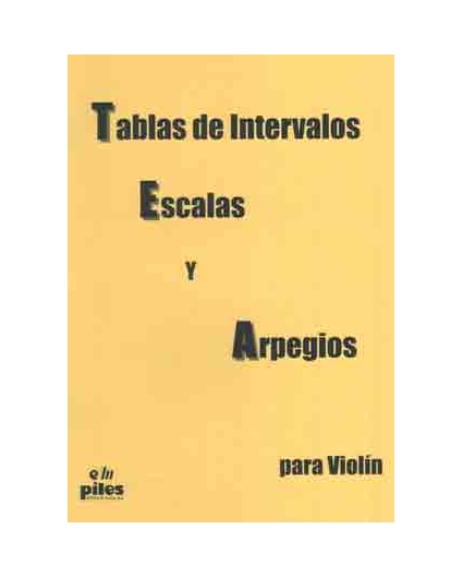 Tablas de Intervalos, Escalas y Arpegios