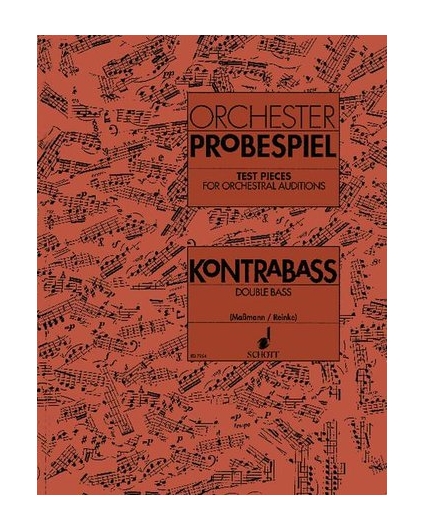 Orchester Probespiel. Contrabajo
