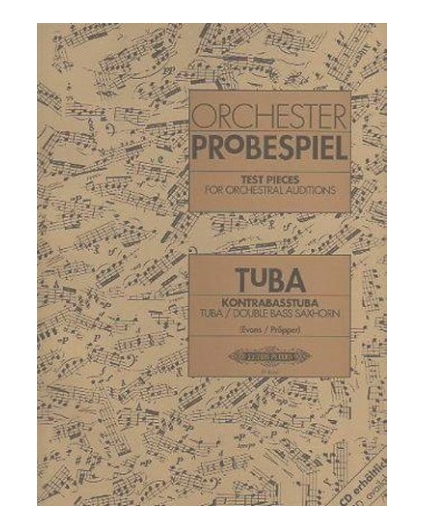Orchester Probespiel. Tuba