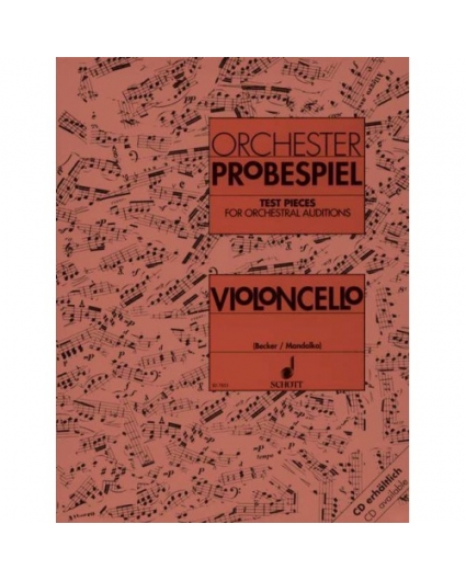 Orchester Probespiel. Violonchelo