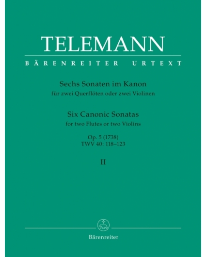 Sechs Sonaten in Kanon Op. 5 Vol. II