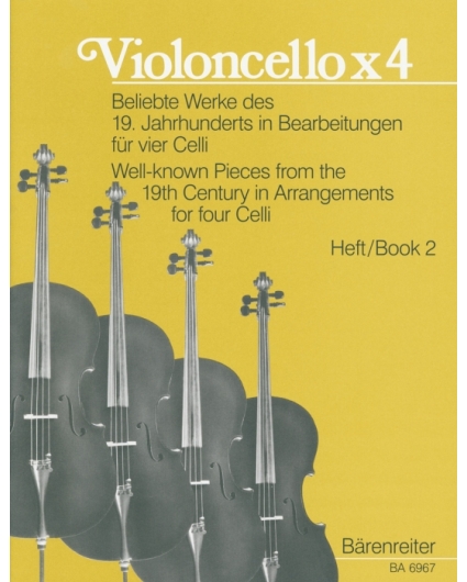 Violoncello x 4 (Well-Known Pieces from the S. XIX Vol. 1)
