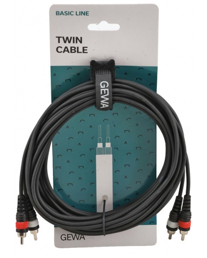 Cable 2 RCA - 2 RCA Gewa Basic Line 6M