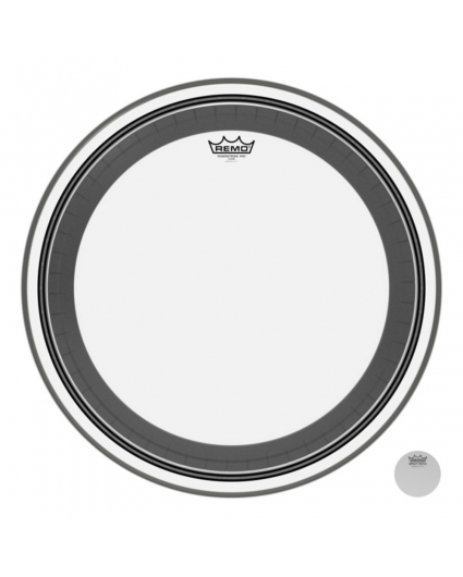 Parche Bombo Remo Powerstroke Pro Transparente 22" PR-1322-00