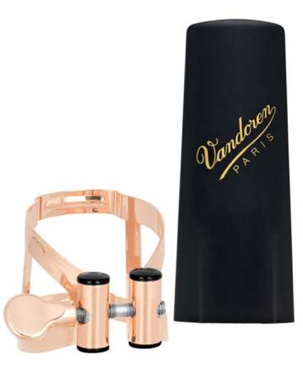 Abrazadera Saxo Tenor Vandoren LC58PGP Chapada Oro Rosa