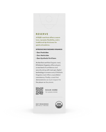 Cañas Saxofon Baritono D'addario Organic Reserve