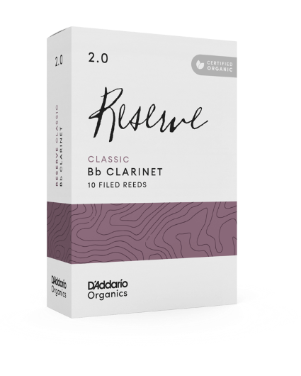 Cañas Clarinete D'Addario Organic Reserve Classic 2