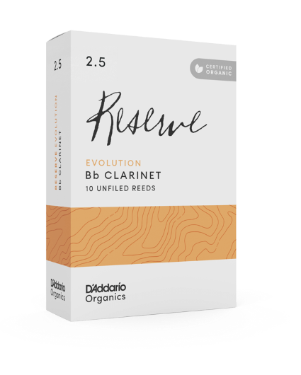 Cañas Clarinete D'addario Organic Reserve Evolution