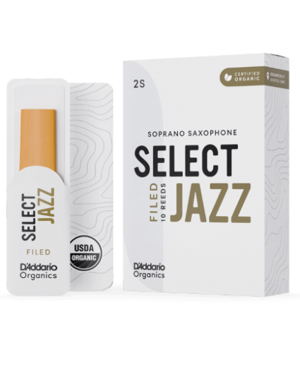 Cañas Saxofon Soprano D'addario Organic Select Jazz Filed