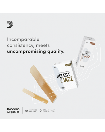 Cañas Saxofon Soprano D'addario Organic Select Jazz Filed