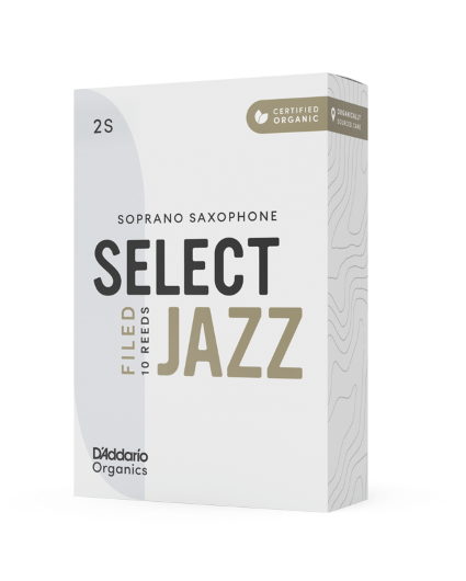 Cañas Saxofon Soprano D'addario Organic Select Jazz Filed