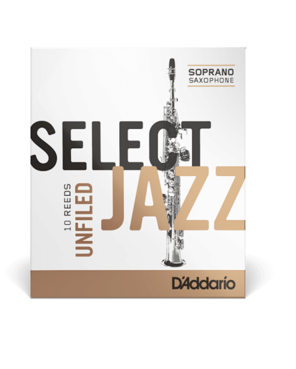 Cañas Saxofon Soprano D'addario Select Jazz Unfiled 3S