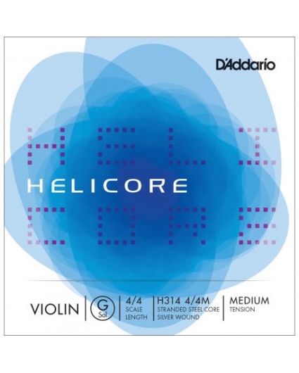 Cuerda Sol Violin D'addario Helicore H314