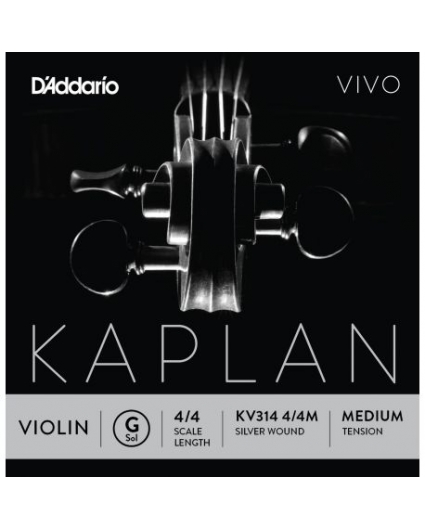 Cuerda Sol Violin D'addario Kaplan Vivo KV314