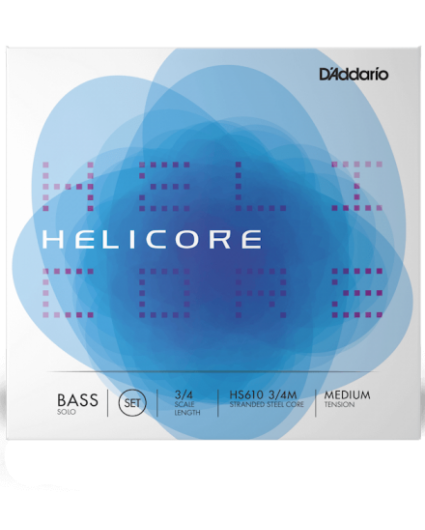 Cuerdas Contrabajo D'addario Helicore Solo