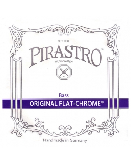 Cuerdas Contrabajo Pirastro Original Flat-Chrome Solista