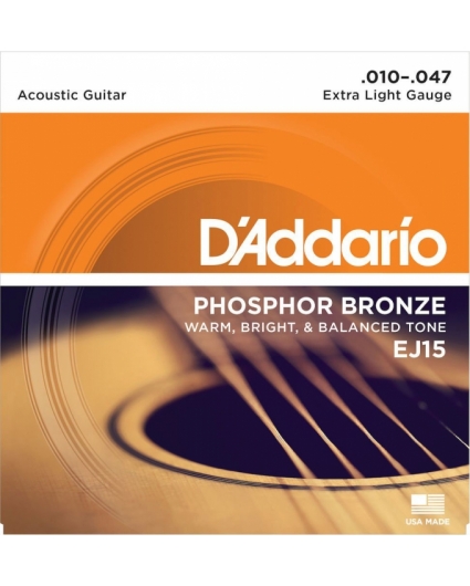 Cuerdas D'Addario EJ15 Phosphor