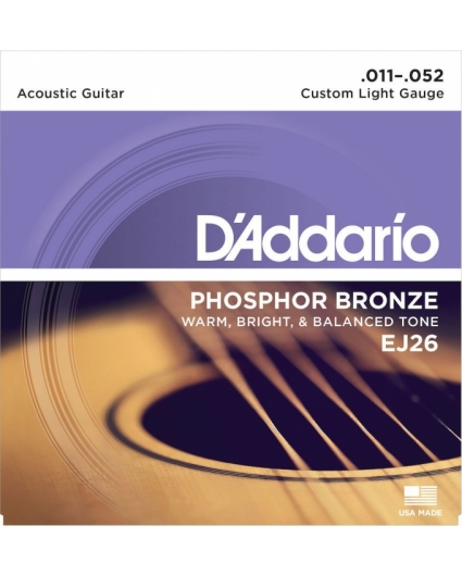 Cuerdas D'Addario EJ26 Phosphor