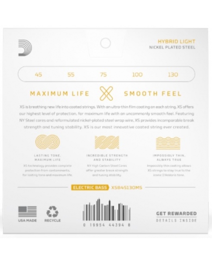 Cuerdas Bajo Electrico D'Addario XS