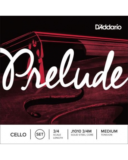 Juego de Cuerdas Cello D`addario Prelude J1010 3/4