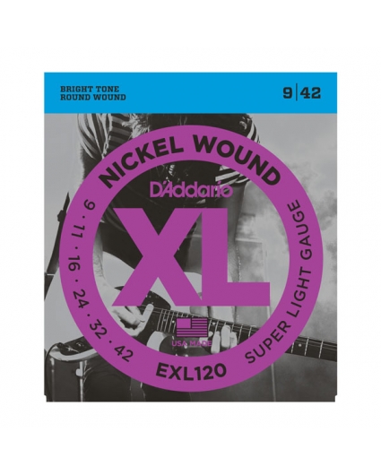 Cuerdas D'Addario XL Nickel Wound EXL120