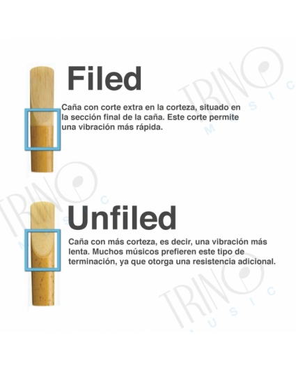 diferencia cañas filed y unfiled