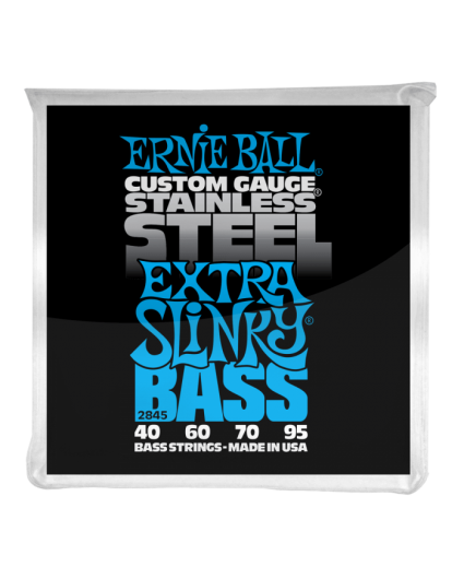 Cuerdas Ernie Ball Stainless Steel Extra Slinky Bass