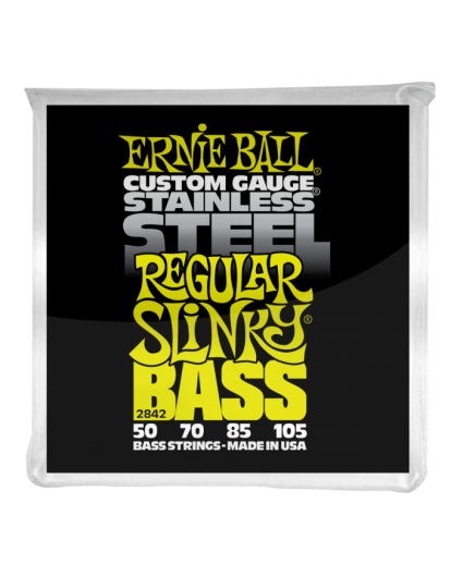 Cuerdas Ernie Ball Stainless Steel Regular Slinky Bass