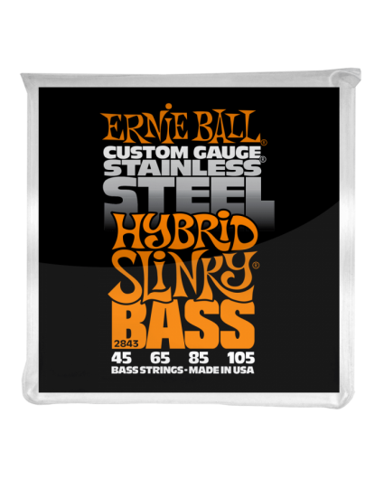 Cuerdas Ernie Ball Stainless Steel Hybrid Slinky Bass