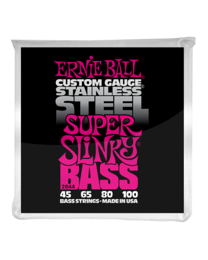Cuerdas Ernie Ball Stainless Steel Super Slinky Bass