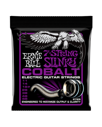Cuerdas Ernie Ball Slinky Cobalt Power (7 cuerdas)